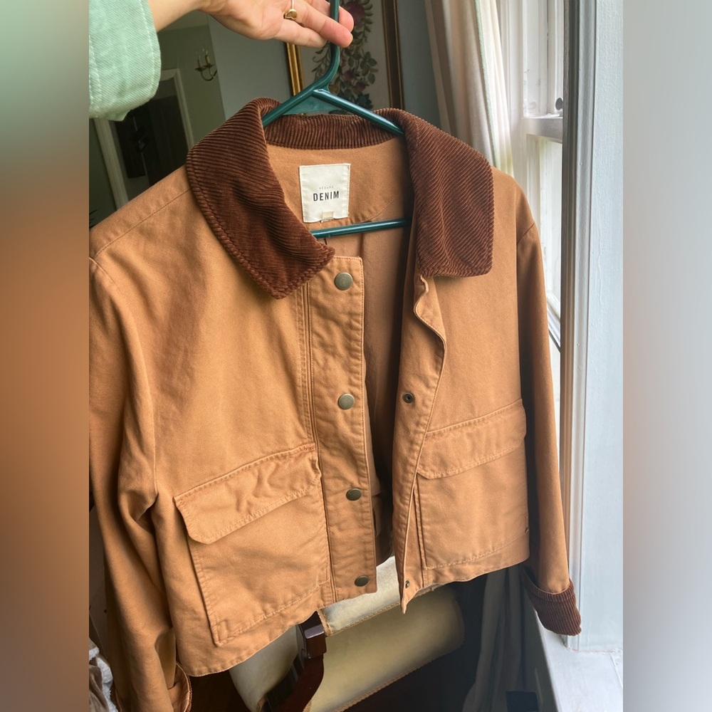 Sezane Tan Brown Utility Jacket - Picture 4 of 4